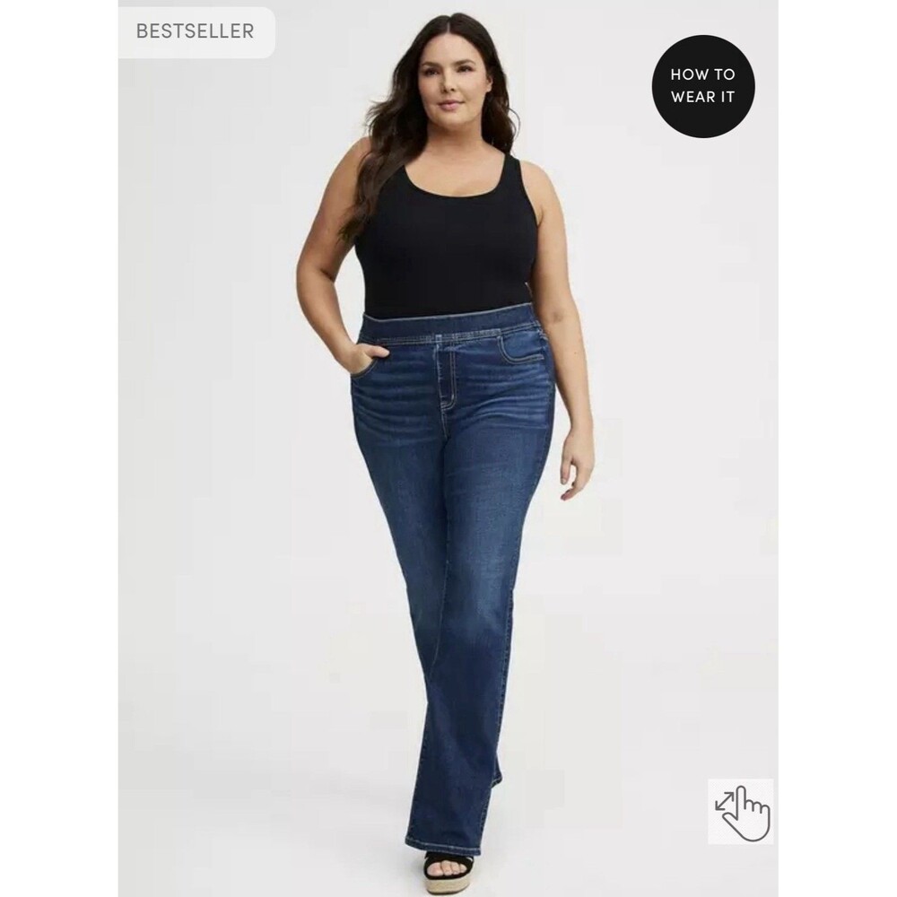 Torrid lean Jean slim boot mid rise Size 2 (18/20) NWT